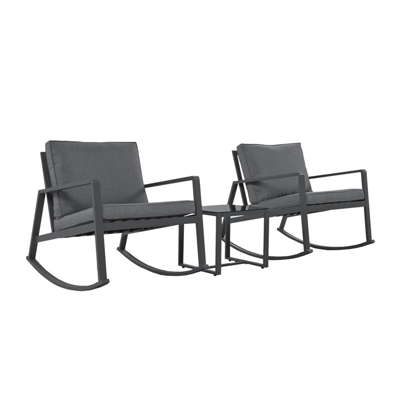 Omolana 2 - Person Garden Lounge Set with Cushions