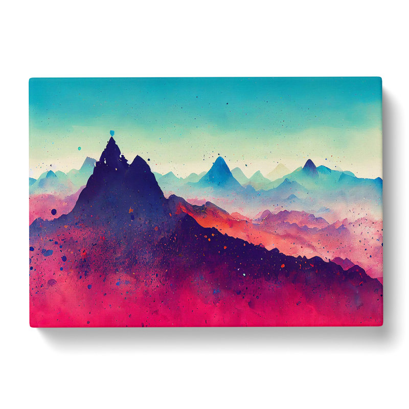 Mountain Splash Vol.5 Abstract - Wrapped Canvas, 50cm H x 76cm W x 3cm D
