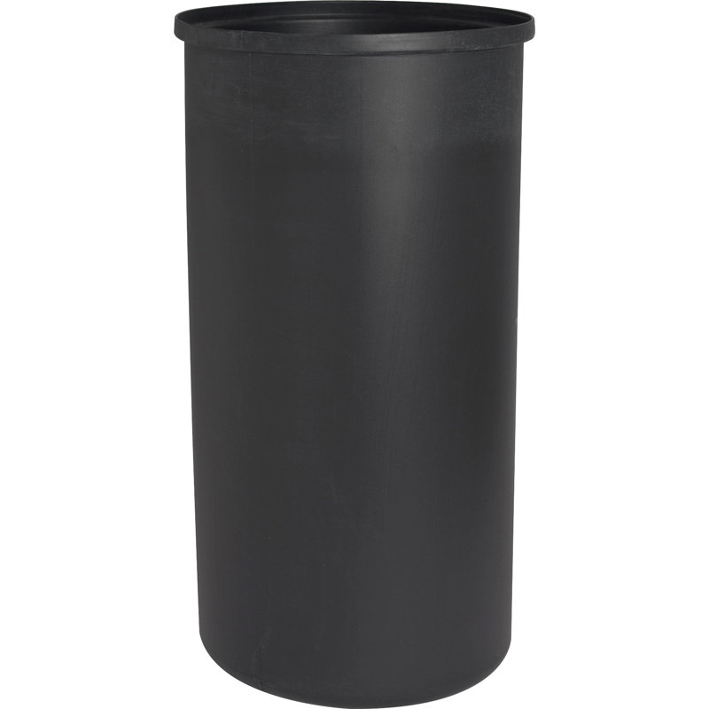 Poubelle 35 gallons receptacle, Argent