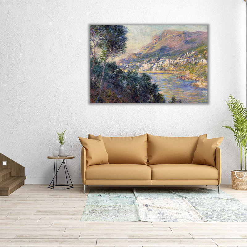 «Monte Carlo Seen from Roquebrune», reproduction d'art sur toile, H 40 po x l 60 po