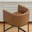 Upholstered Counter Stool with Metal Frame-1555211743