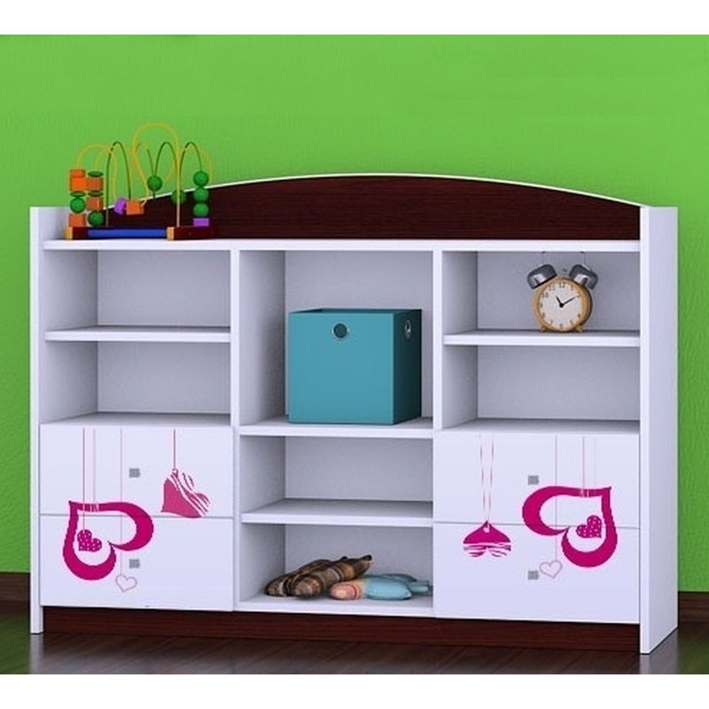Tess 92cm H X 129cm W Kids Cube, Wenge