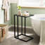 Quintion Glass Top Frame End Table-1230663665