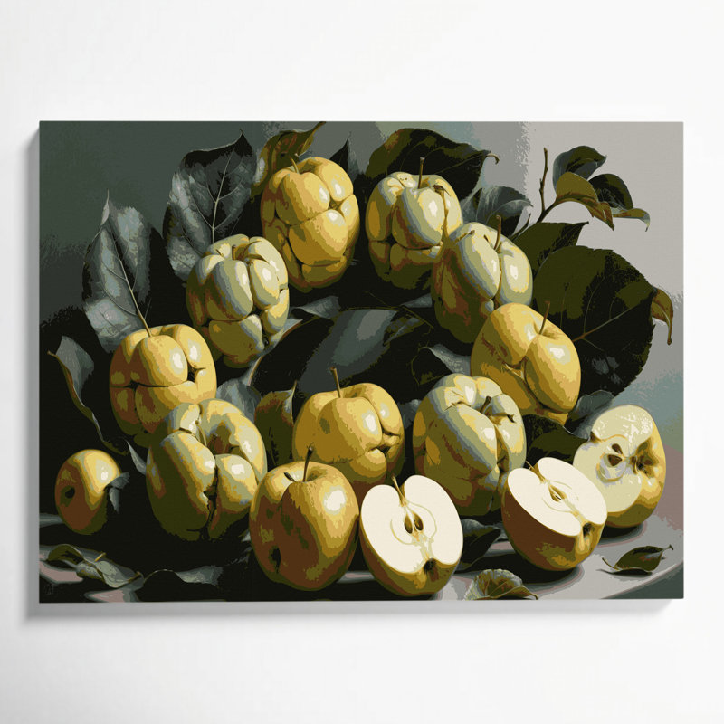 «Fruit Sugar Apple», art mural sur toile, H 11 po x l 14 po