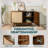 Arnitra 43.15'' Solid Wood Sideboard