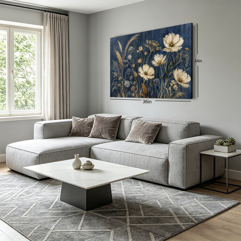 Art mural sur toile tendu, "Elegant Soph sophistiqué", 16 x 24 po