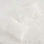 Ensemble d'édredon damassé en coton 3 pièces touffeté blanc cassé-122118566-122118569