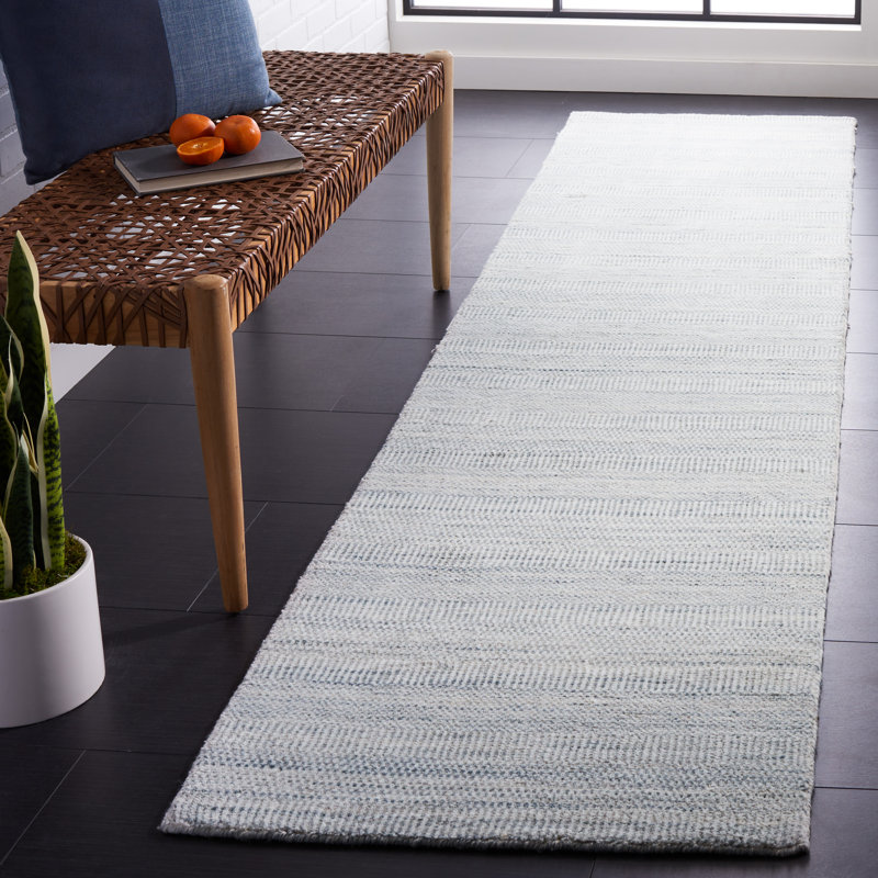 Jimison Hand Loomed Performance Solid Color Rug, Runner 2'3" x 9'
