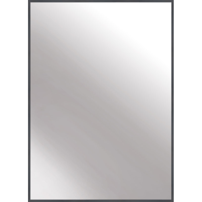 nielsen Almeria Aluminium Wall Mirror, 70cm H x 50cm W, Grey