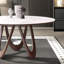 Table ronde en bois massif-106591365