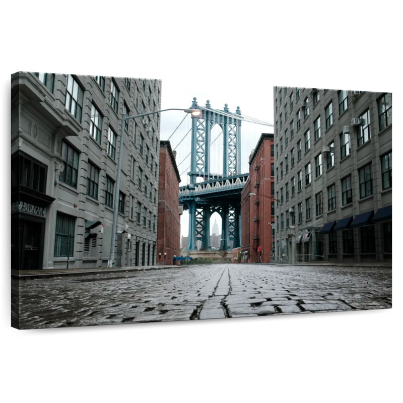 Sireci Cobbled Brooklyn Street NY, 8" H x 12" W