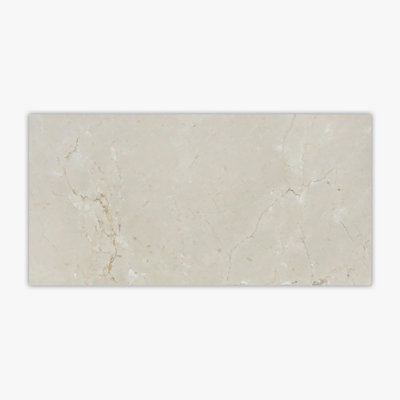 Crema Marfil Honed 3x6 Marble Tile