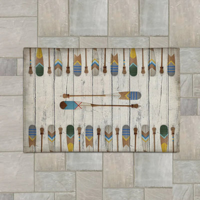 Laural Home Lakeside Living Love Lakeside Living Love Outdoor Area Rug By In Beige;ivory;cream
