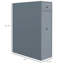 Armoire de toilette pour salle de bain - Gris. Peu encombrant et fonctionnel. Plusieurs compartiments.