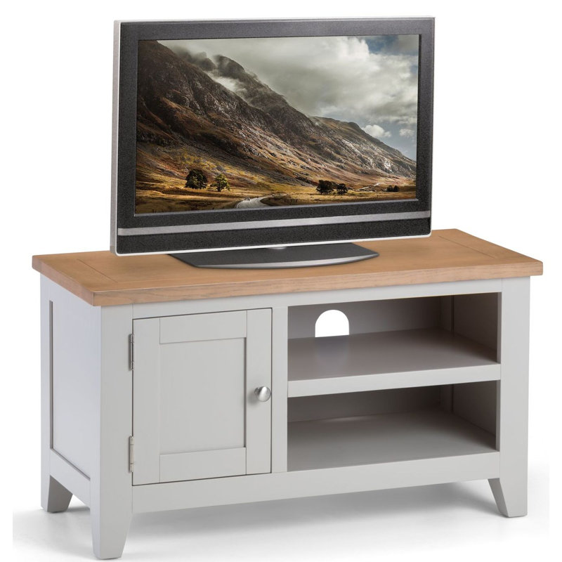 Port Mahon TV Stand for TVs up to 40", Oak/Elephant Grey