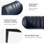 Fauteuil en similicuir de 27,5 po Yeilyn-94883782