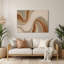 Minimalisme 62, art mural en métal beige-720694462