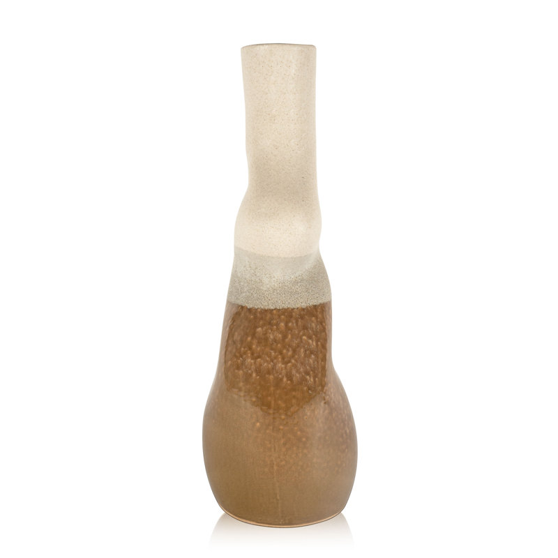 Malone Ceramic Floor Vase, Small, 20" H x 7" W x 7" D