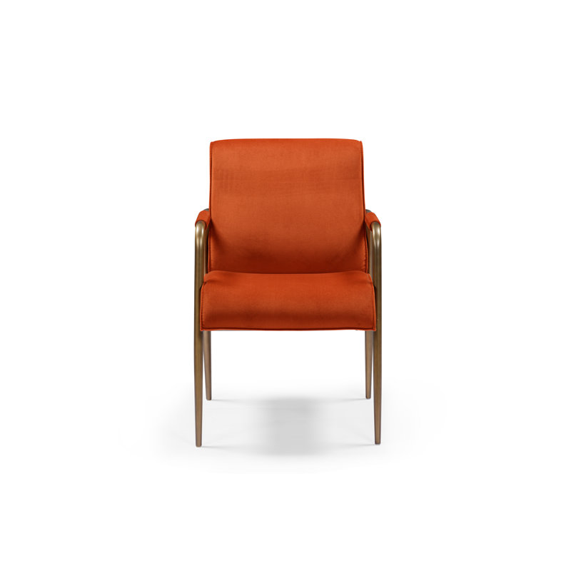 Mooreton Upholstered Club Chair, Orange