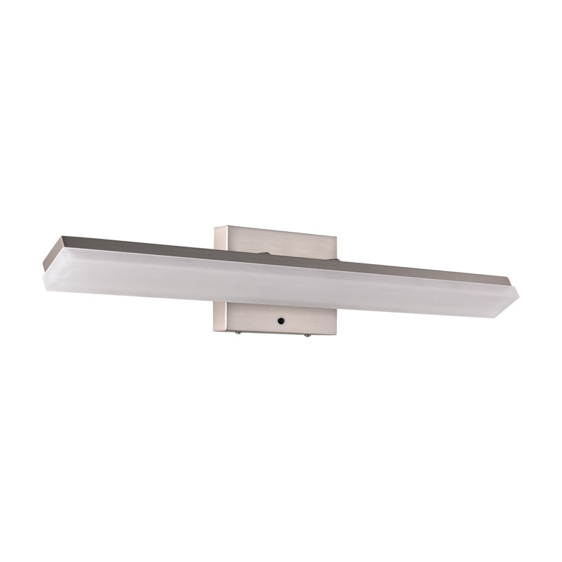 Aaina 24in Eye-Caring LED Bath Bar 3000K/4000K/5000K Adjustable 24w Dimmable, Brushed Nickel