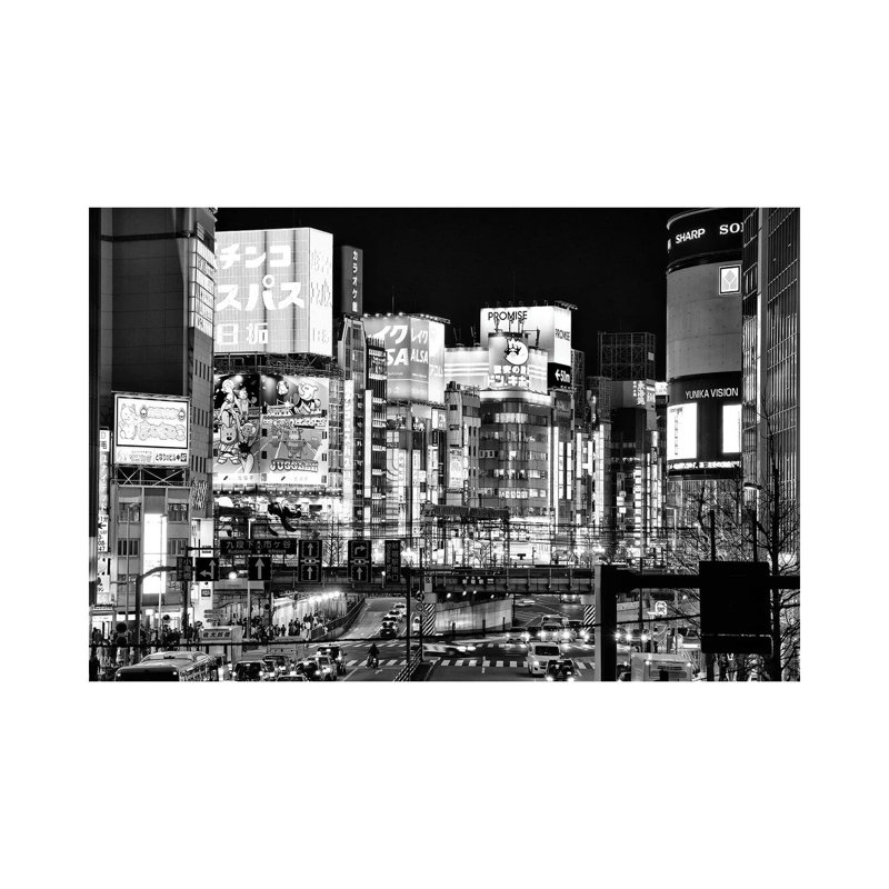 Shinjuku Tokyo 1 Piece Wrapped Canvas Wall Art, 30.48 cm H x 45.72 cm W