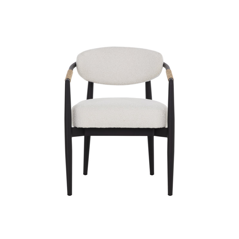 Outdoor Dining Armchair, Black