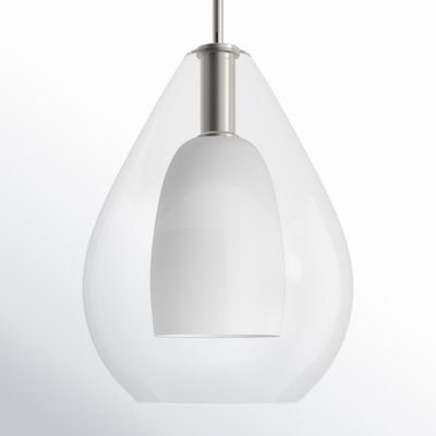 Eldine Single Light Glass Dimmable Pendant