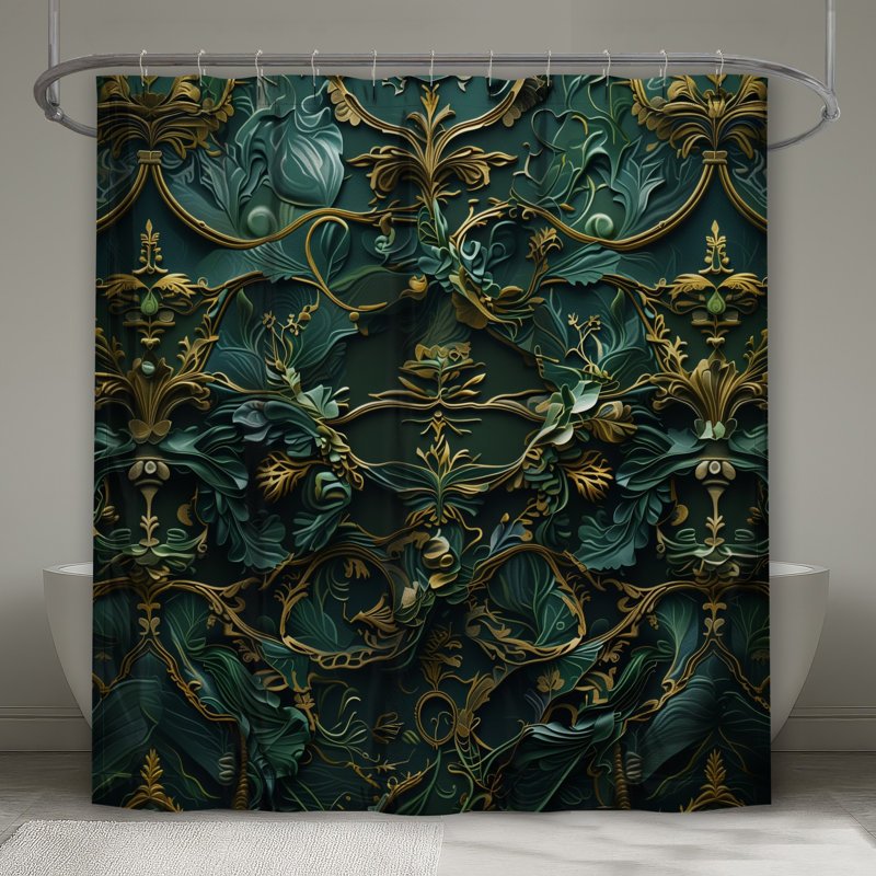 Rideaux de douche Ornate, L 70 po x H 84 po
