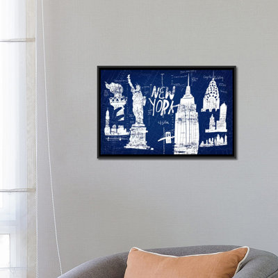«New York Blue», reproduction sur toile