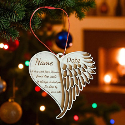 10.5cm Handmade Wood Ball Ornament