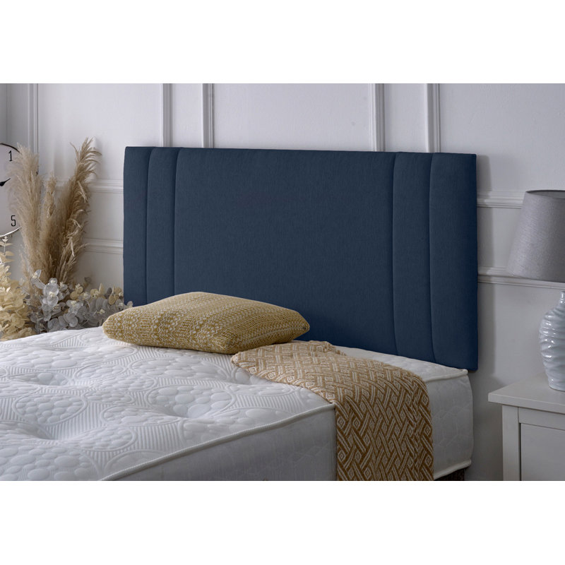 Upholstered Headboard, Blue, Small Single (2'6)