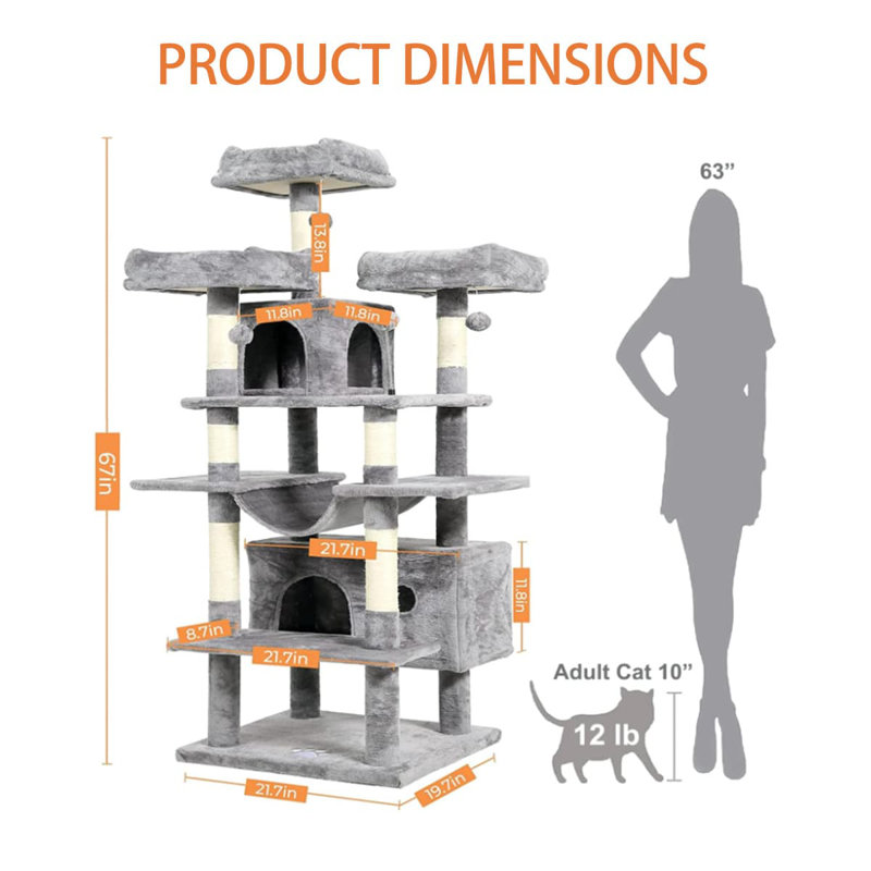 Emonie 67'' H Cat Tree
