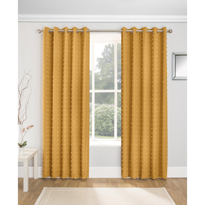 Brummett Semi Sheer Curtain Pair