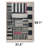 Modern Abstract Block Stripe Rug