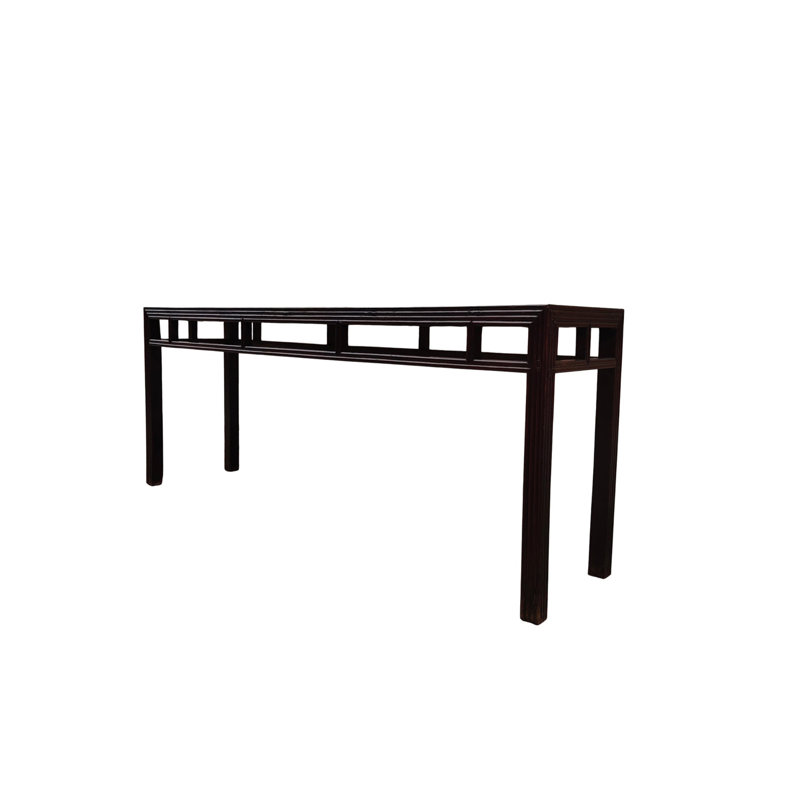 88.2 in. Solid Wood Console Table