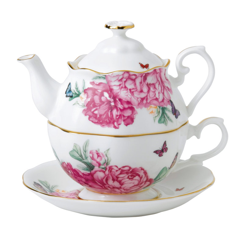 Service à thé en porcelaine tendre Royal Albert Miranda Kerr Friendship