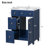 Taynia 24'' Single Bathroom Vanity with Ceramic Top-557993536