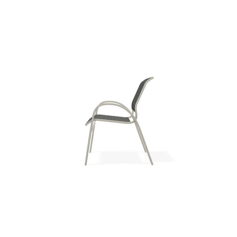 Aruba II Outdoor Dining Chair, Anchor, Storm