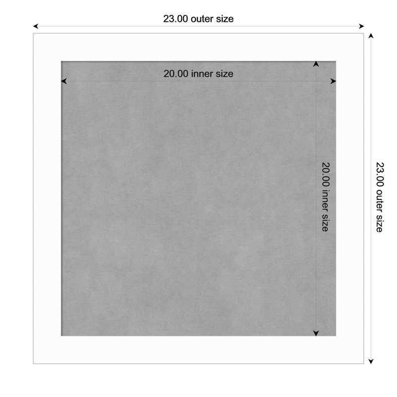 Magnetic Metal Magnetic, 23" H x 23" W