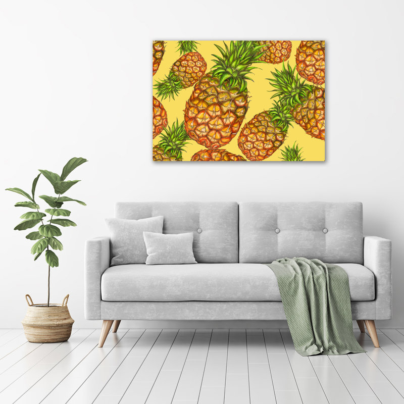 Pineapples - Wrapped Canvas Print