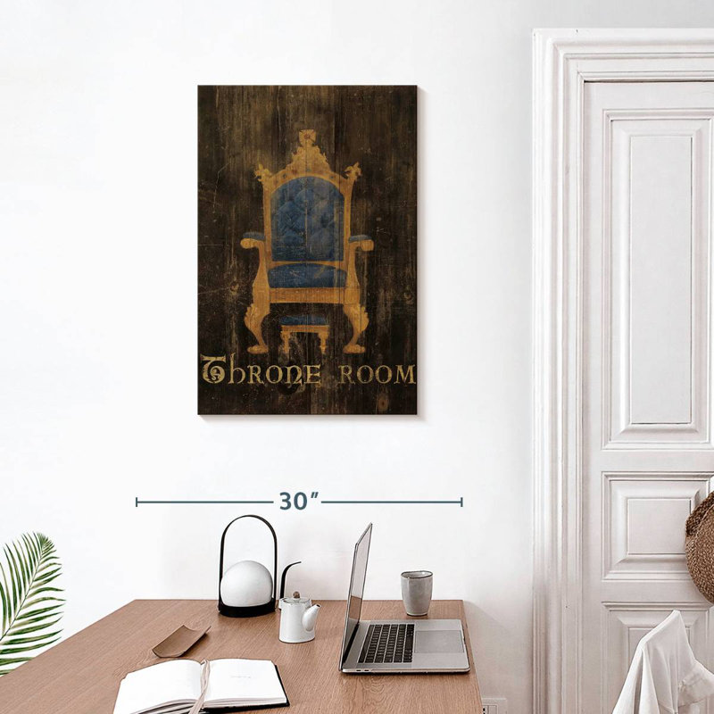 Regal Throne, 30" H x 20" W