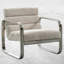 Chaise d'appoint Greyhound en chenille martelée-2131005456