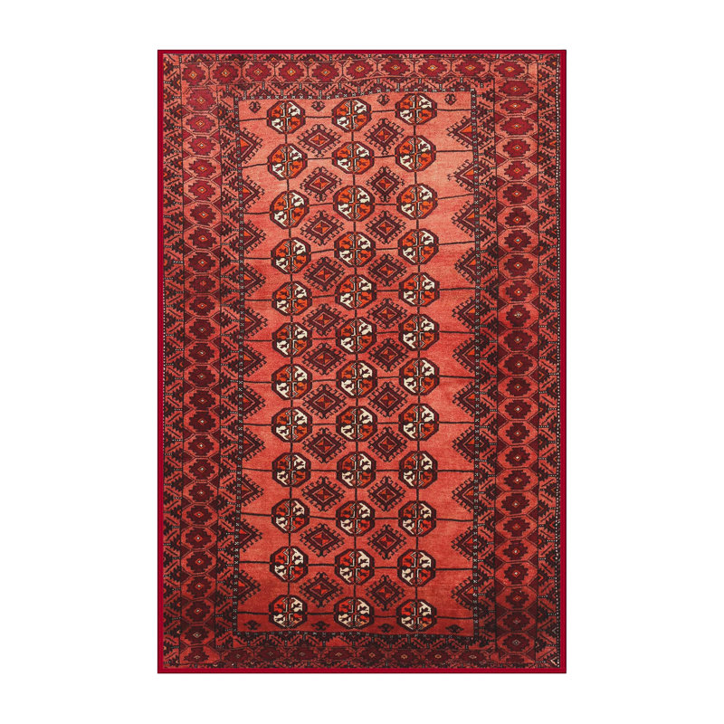 Tapis rouge à motif sud-ouest, Rectangle 5 pi x 8 pi