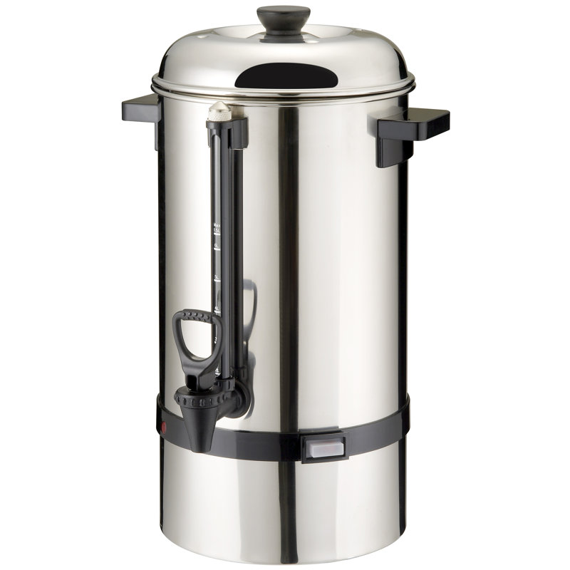 Percolateur à café Adcraft, en acier inoxydable, 100 tasses