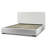 Bedwyr White Boucle Queen Bed-1516209236