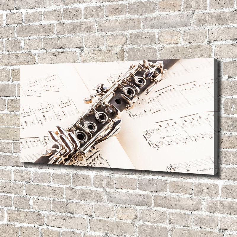 Clarinet - No Frame Print on Canvas