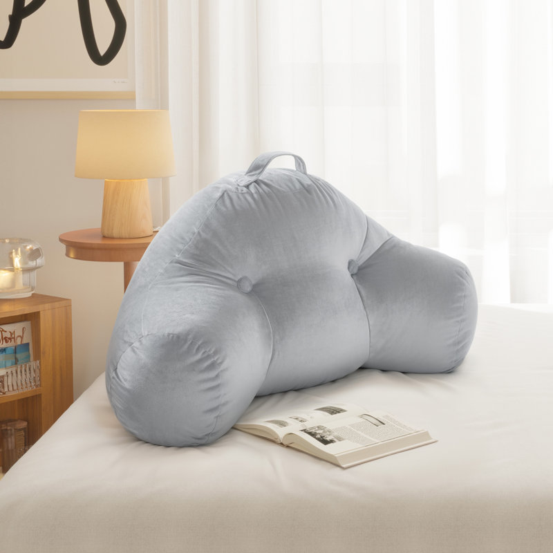 Grey Backrest Cushion