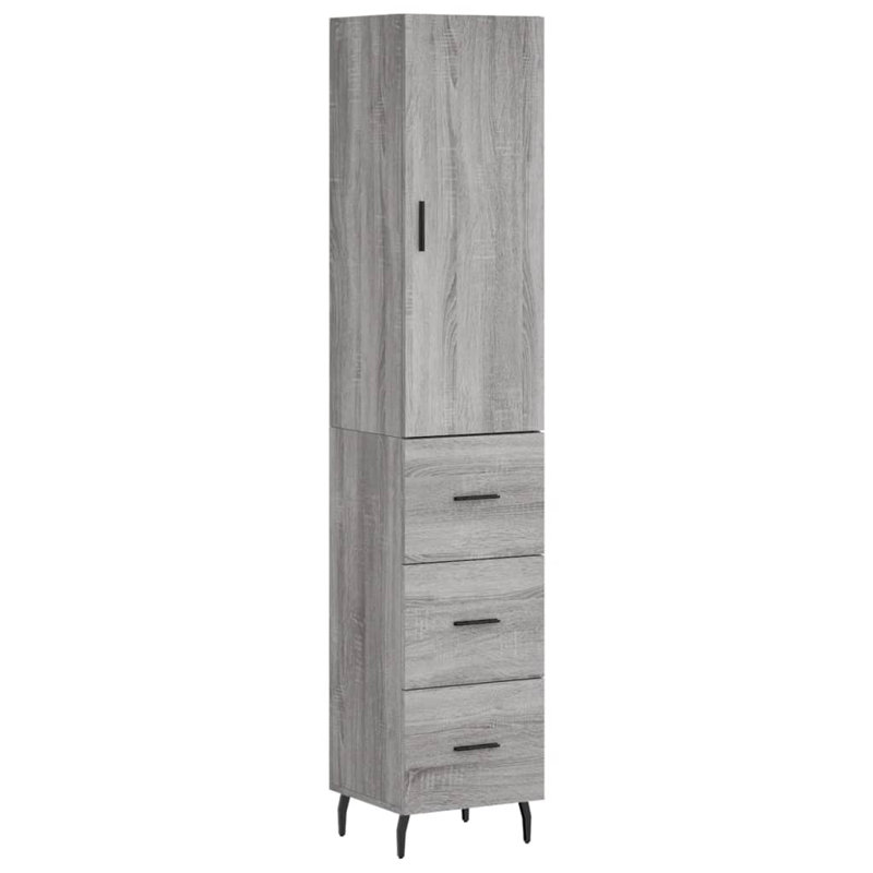 Naamann 34.5cm Sideboard, Grey Sonoma