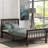 Elicio Twin Slat Bed Frame, Platform Bed with Headboard and Footboard-1000180464