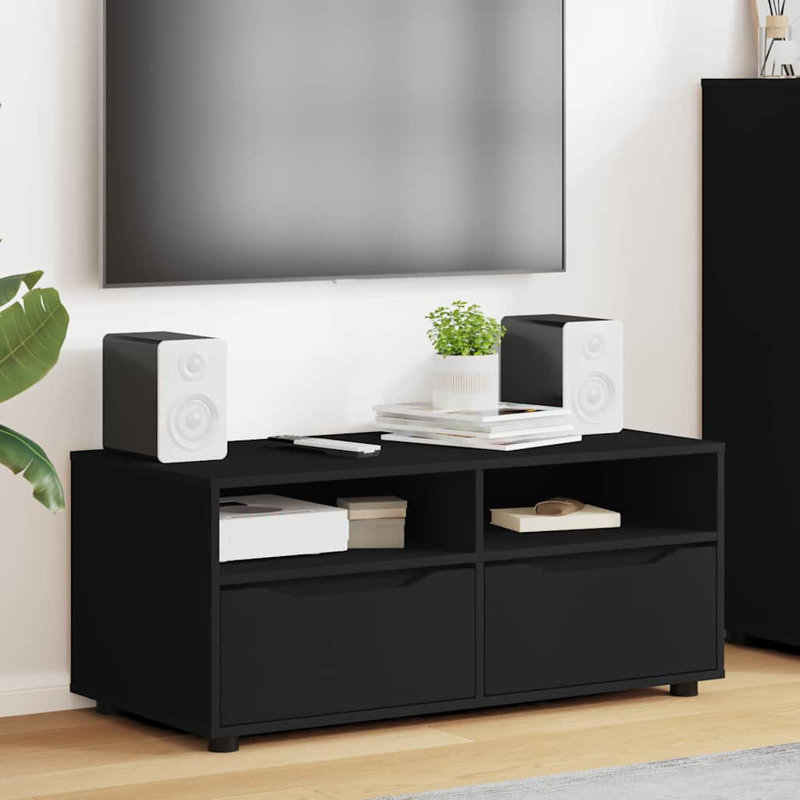Unfinished TV Stand for TVs up to 43", Black